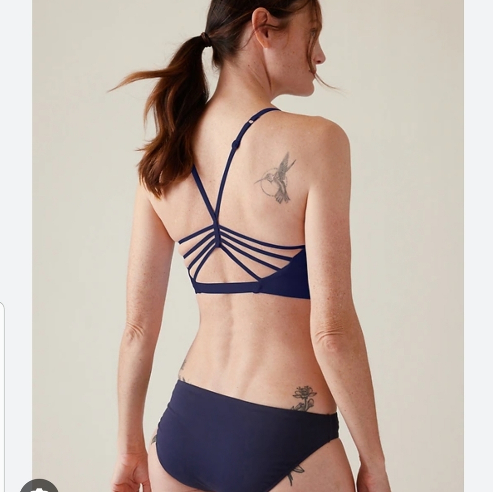 Ventura crop bikini top, a-c , worn once